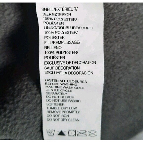 Izod Men Gray Performx Hooded Fleece Lined Jacket Front Side Zip Pockets Sz S - Picture 5 of 6